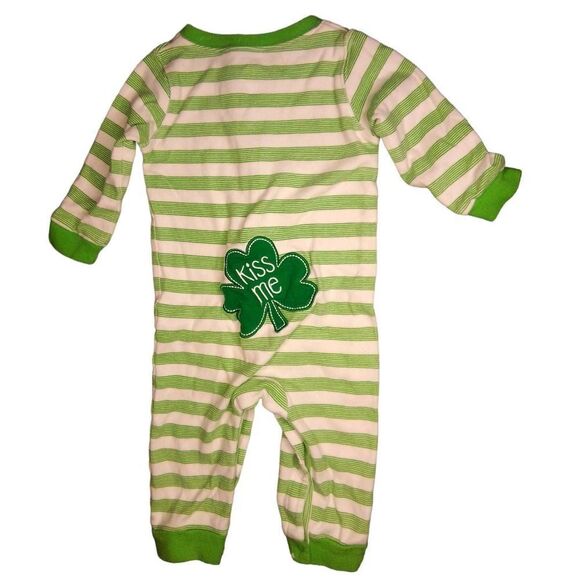 Koala Kids Unisex My First St Patrick's Day One Piece Baby Outfit. Size 6-9 mo. - Picture 2 of 10